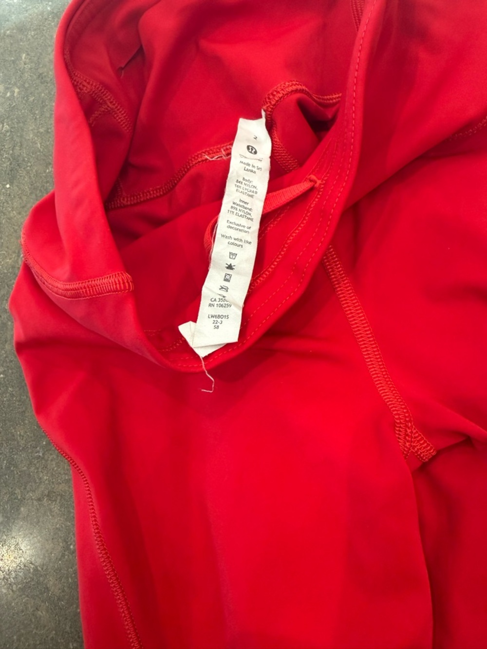 lululemon athletica Red Athletic Leggings - Picture 4 of 5